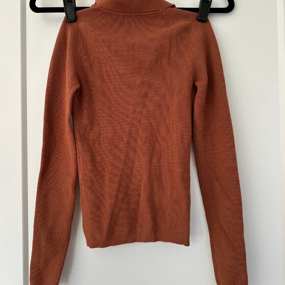 ARITZIA Women's Wilfred Cove Sweater, Size:2XS, Color: Terracotta - Picture 5 of 5